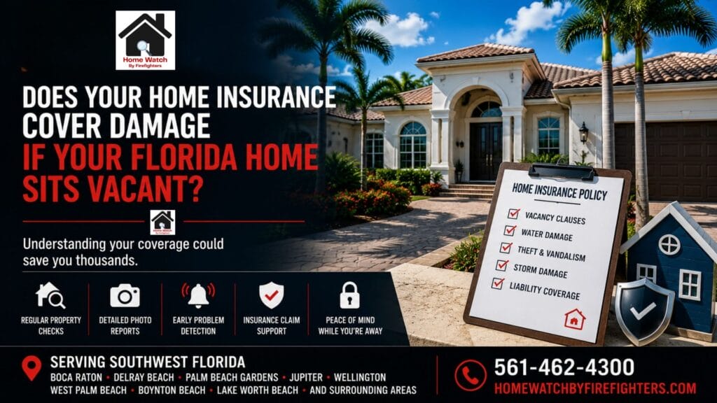 Does Your Home Insurance Cover Damage If Your Florida Home Sits Vacant