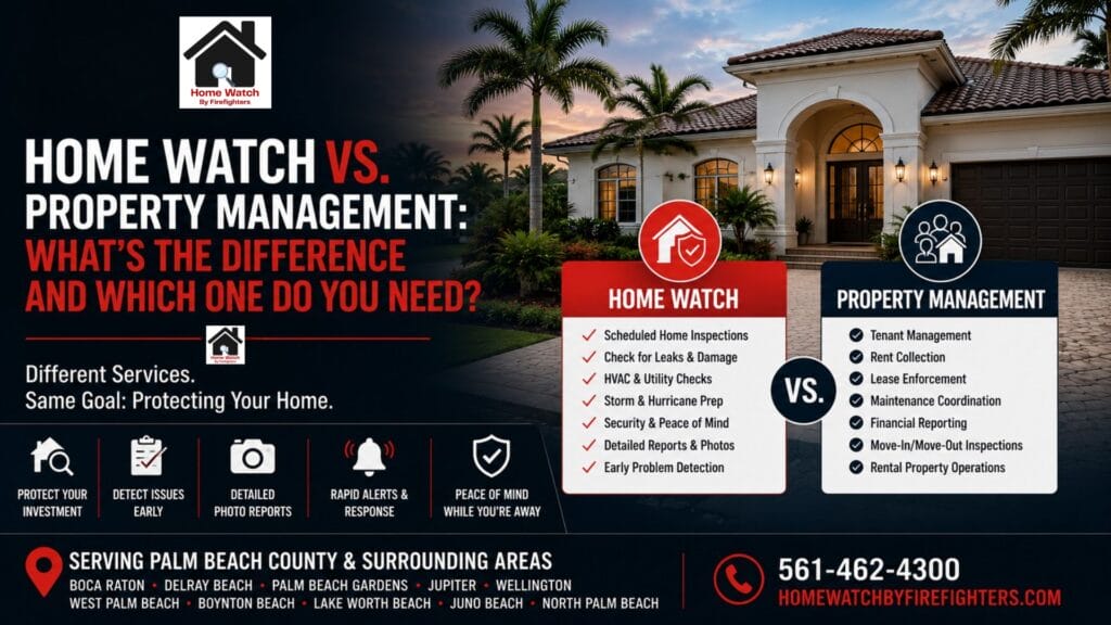 Home Watch vs. Property Management What's the Difference and Which One Do You Need