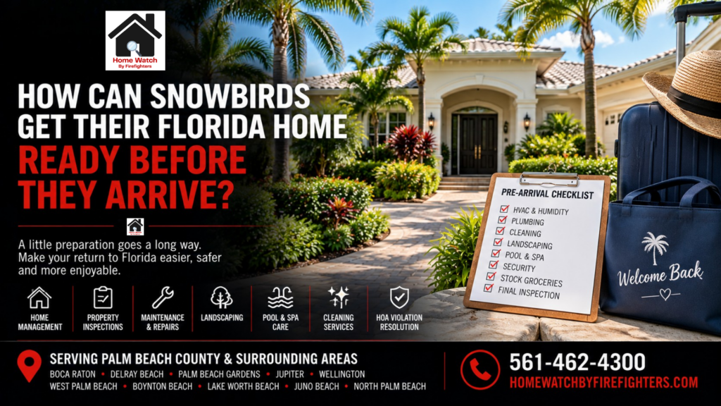 How Can Snowbirds Get Their Florida Home Ready Before They Arrive?
